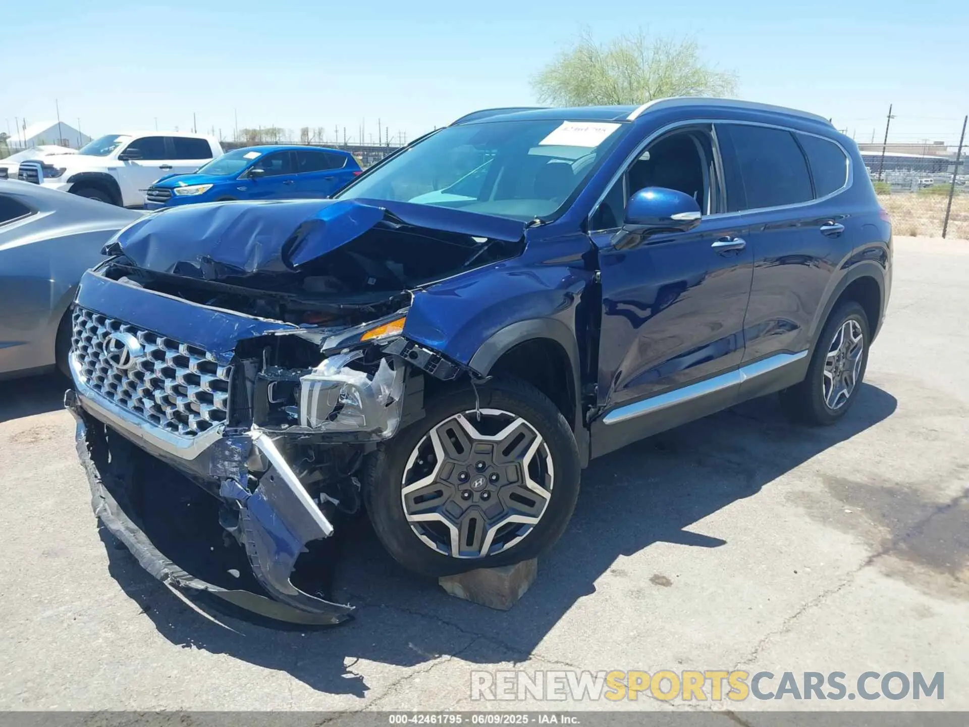 2 Photograph of a damaged car 5NMS5DA1XPH004396 HYUNDAI SANTA FE HYBRID 2023