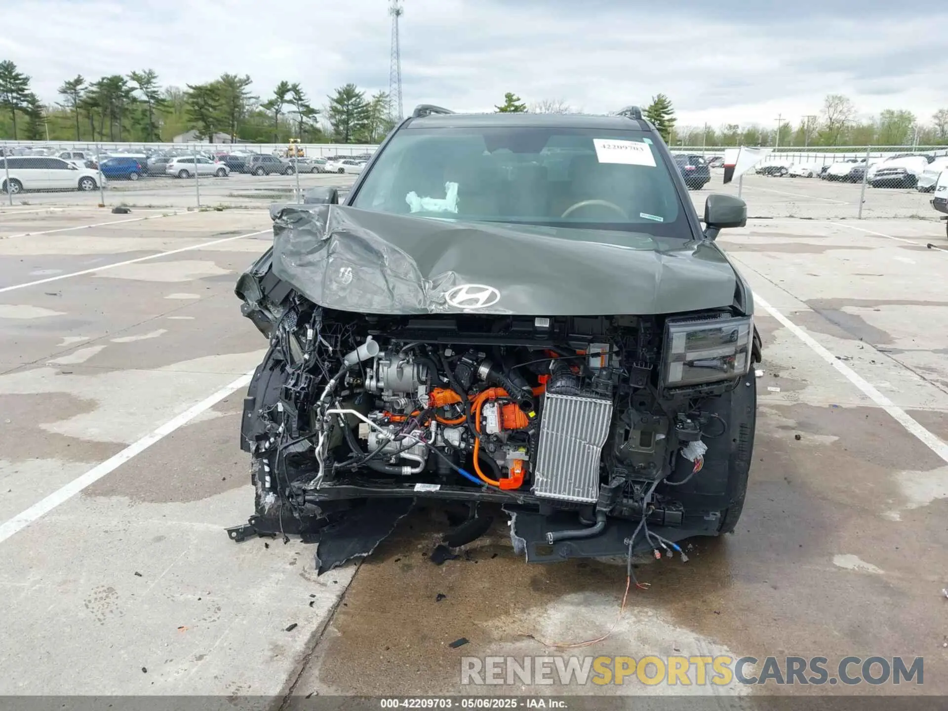13 Photograph of a damaged car 5NMP3DG13RH005220 HYUNDAI SANTA FE HYBRID 2024