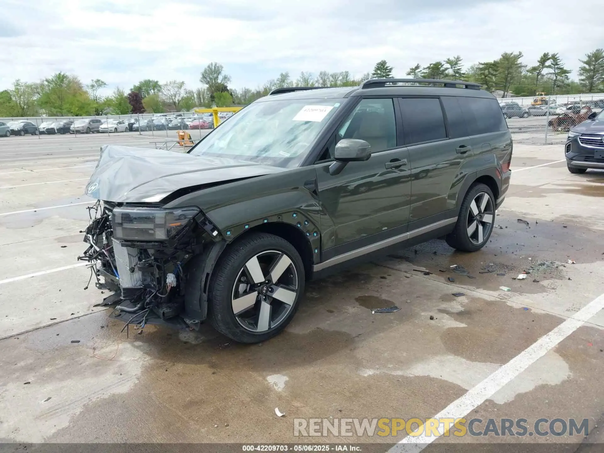 2 Photograph of a damaged car 5NMP3DG13RH005220 HYUNDAI SANTA FE HYBRID 2024