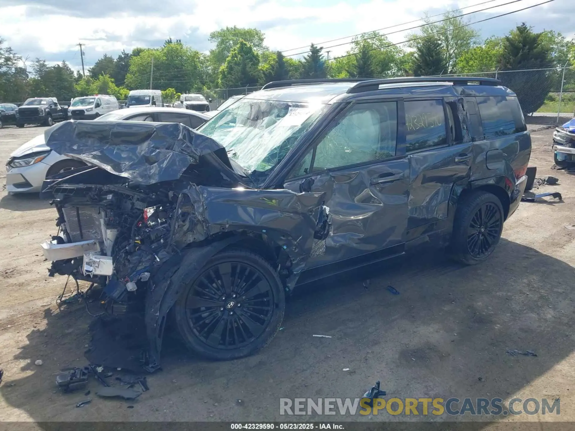 2 Photograph of a damaged car 5NMP5DG18RH008382 HYUNDAI SANTA FE HYBRID 2024