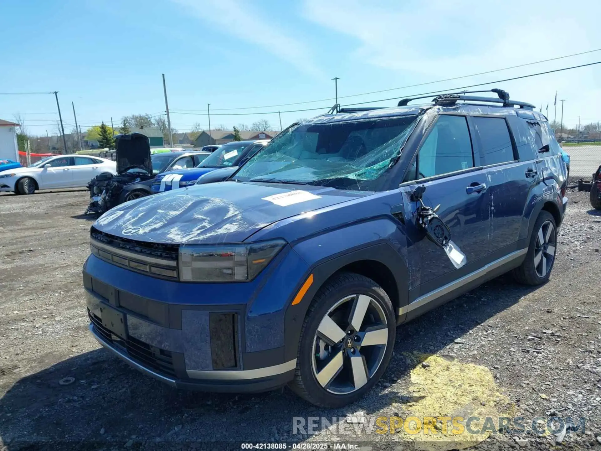 2 Фотография поврежденного автомобиля 5NMP3DG1XSH034624 HYUNDAI SANTA FE HYBRID 2025
