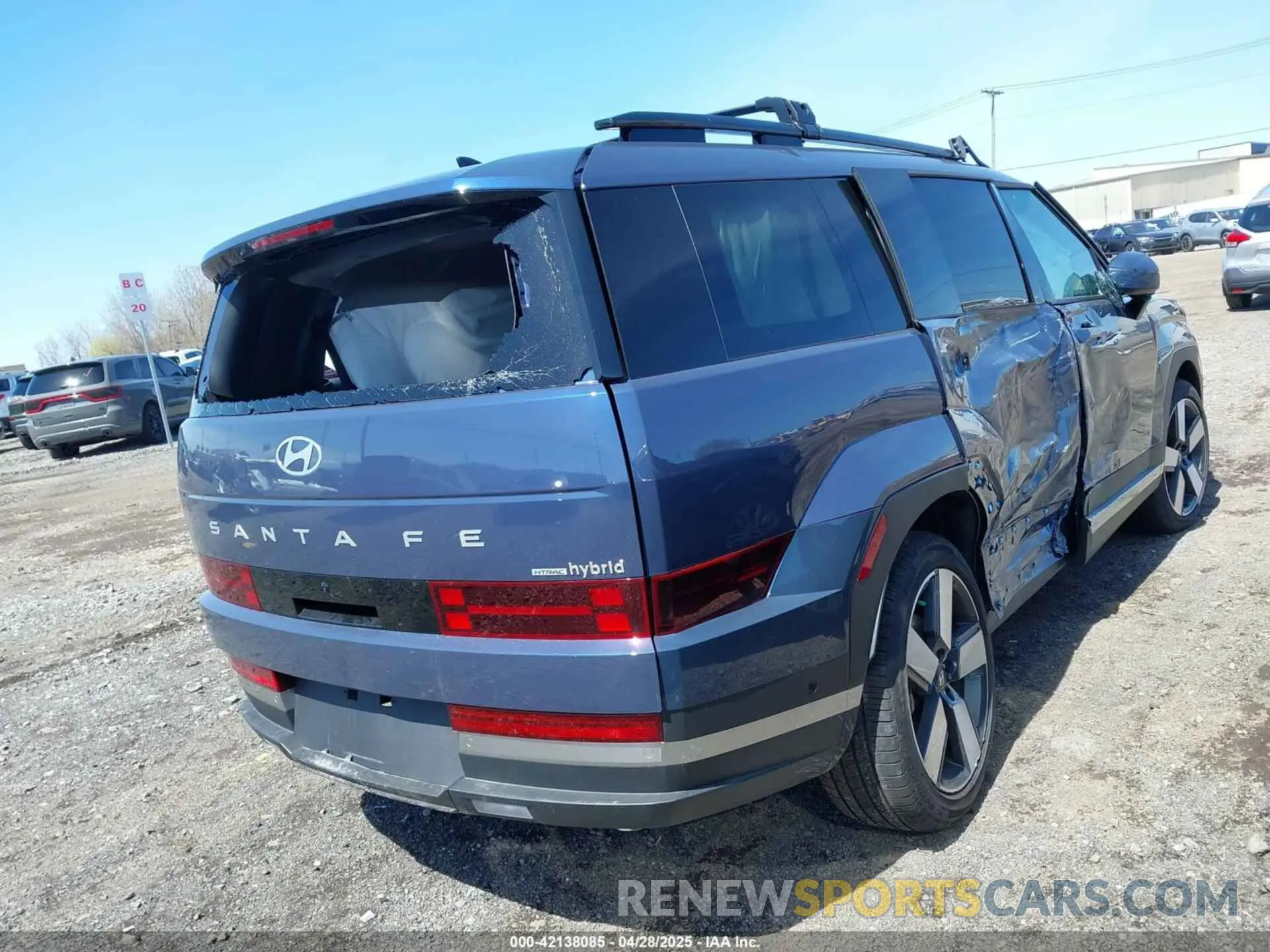 4 Фотография поврежденного автомобиля 5NMP3DG1XSH034624 HYUNDAI SANTA FE HYBRID 2025