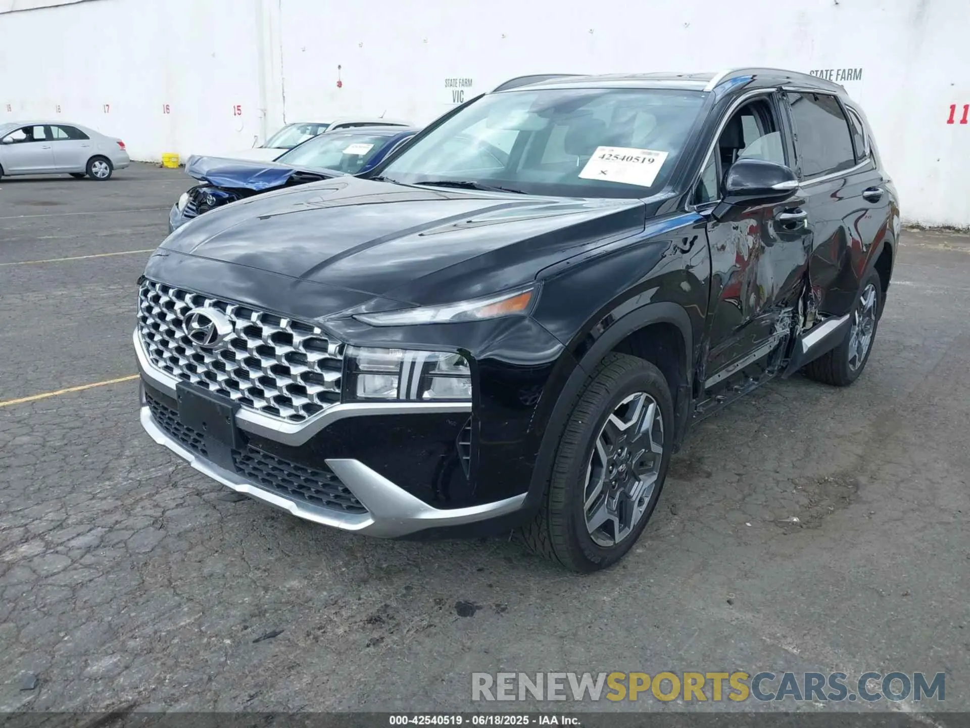 2 Photograph of a damaged car KM8S6DA26NU057684 HYUNDAI SANTA FE PLUG-IN HYBRID 2022
