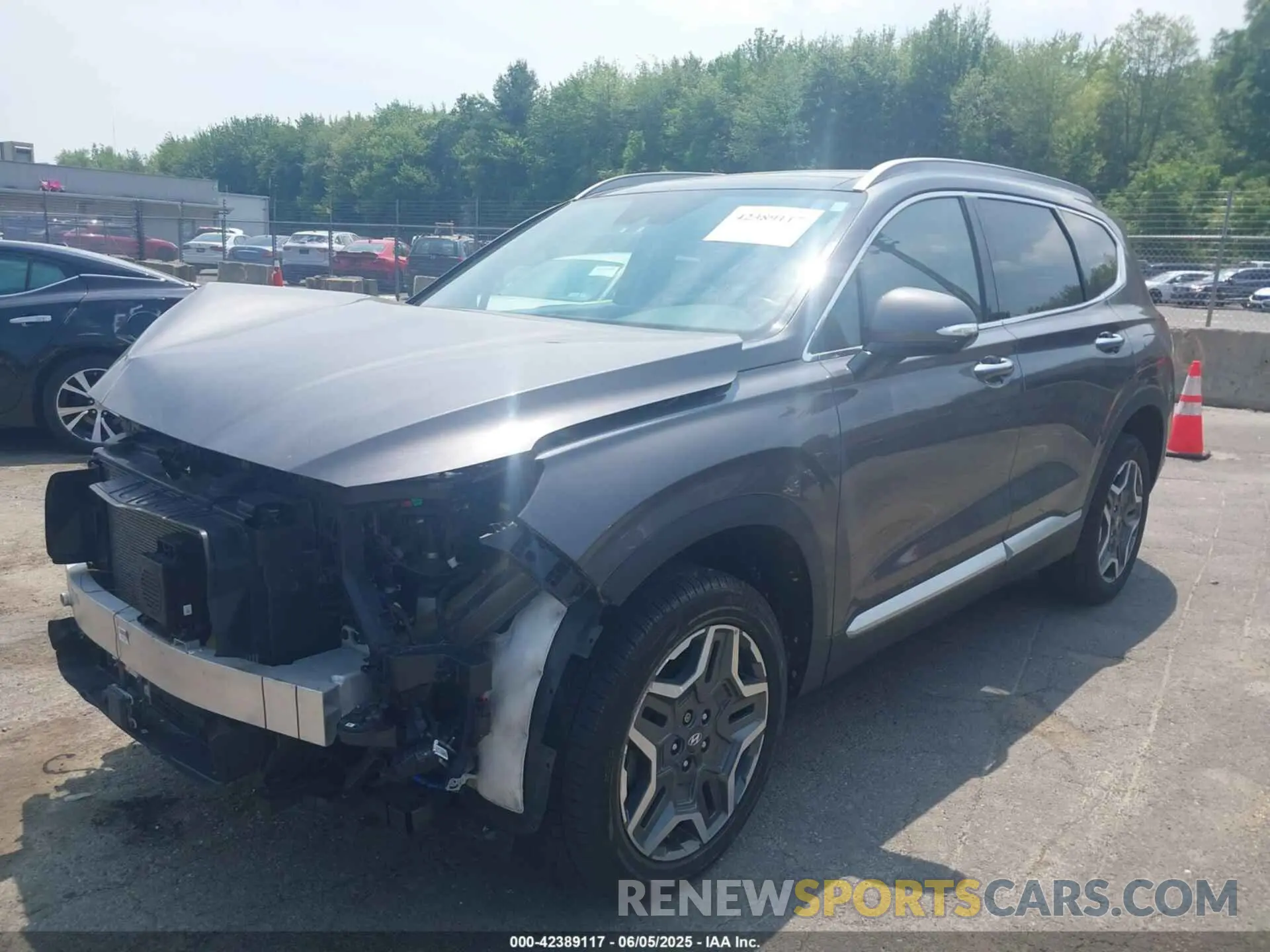 2 Photograph of a damaged car KM8S7DA24NU013339 HYUNDAI SANTA FE PLUG-IN HYBRID 2022