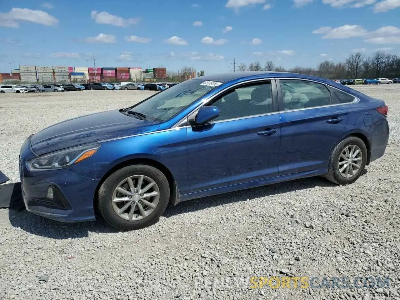 1 Photograph of a damaged car 5NPE24AF0KH806100 HYUNDAI SONATA 2019