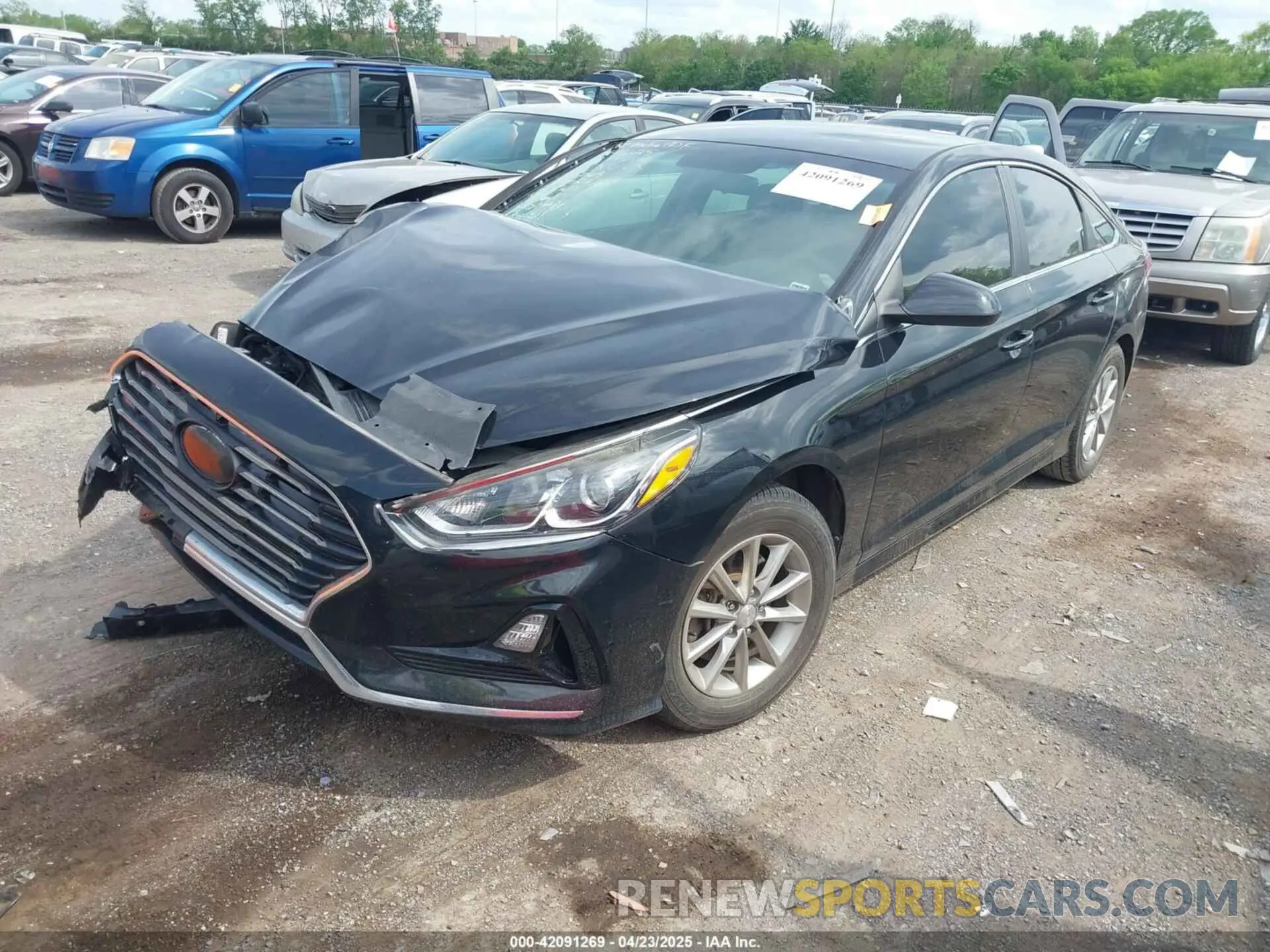 2 Фотография поврежденного автомобиля 5NPE24AF1KH739202 HYUNDAI SONATA 2019