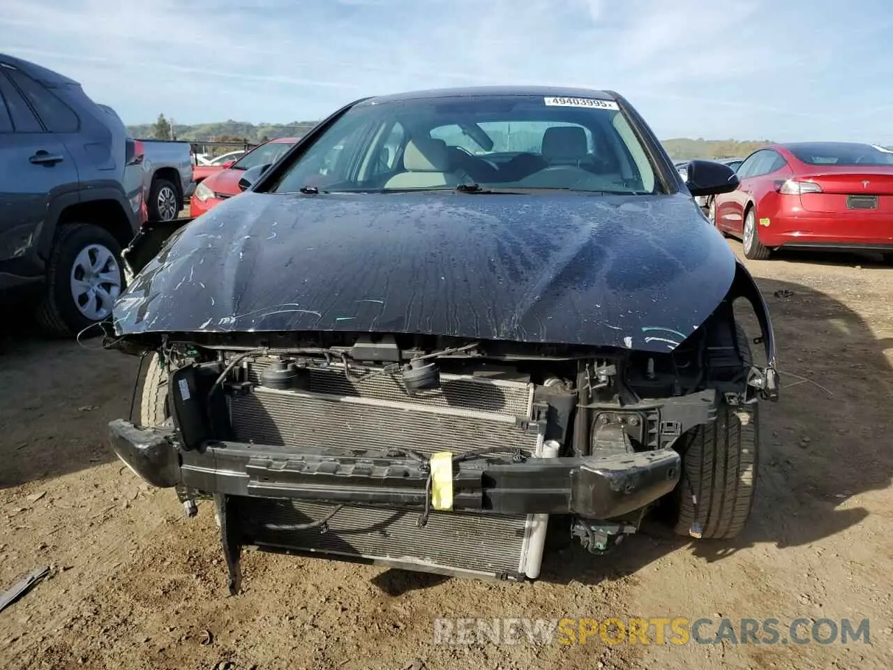 5 Photograph of a damaged car 5NPE24AF1KH749602 HYUNDAI SONATA 2019