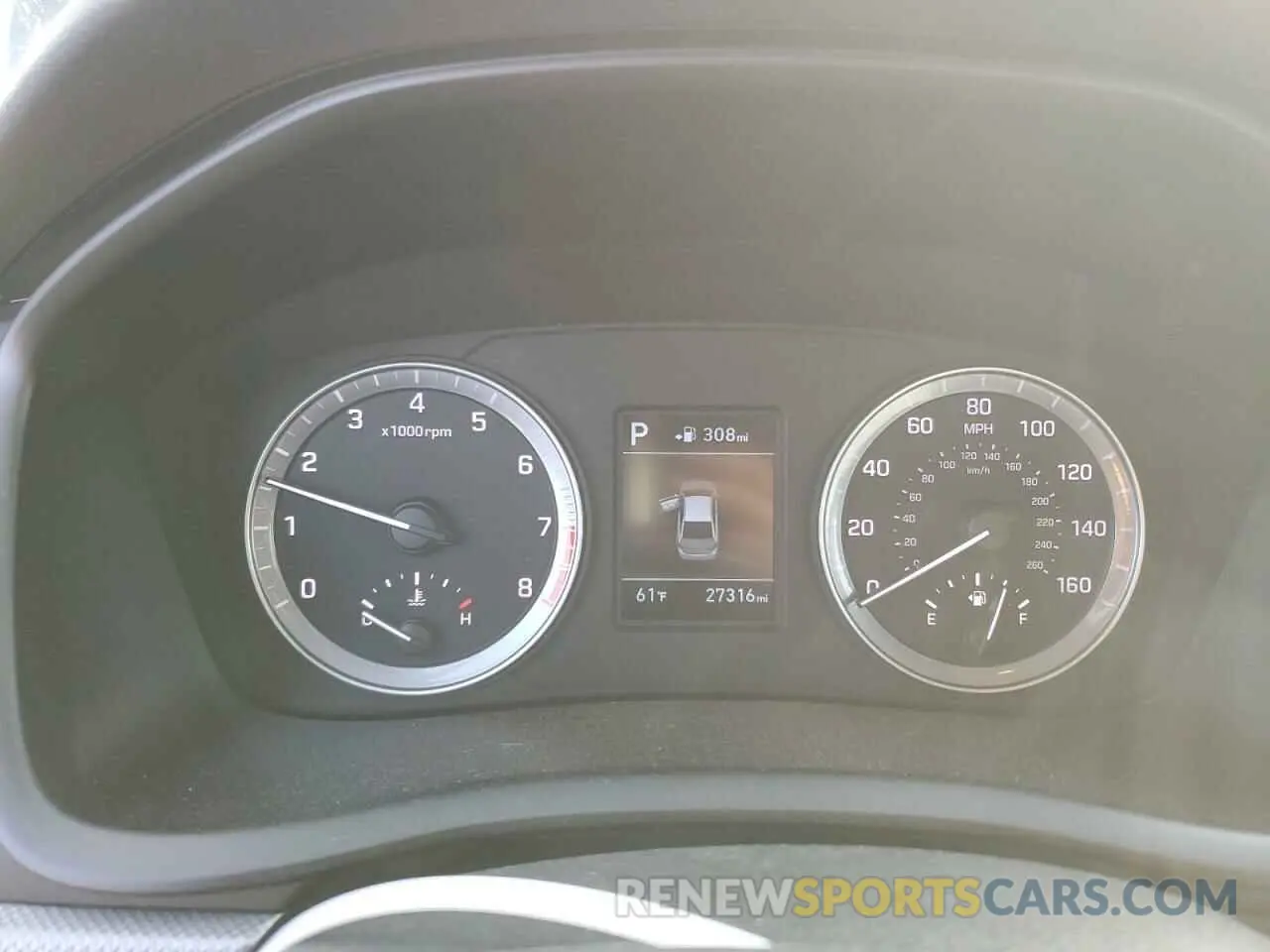 9 Photograph of a damaged car 5NPE24AF1KH749602 HYUNDAI SONATA 2019