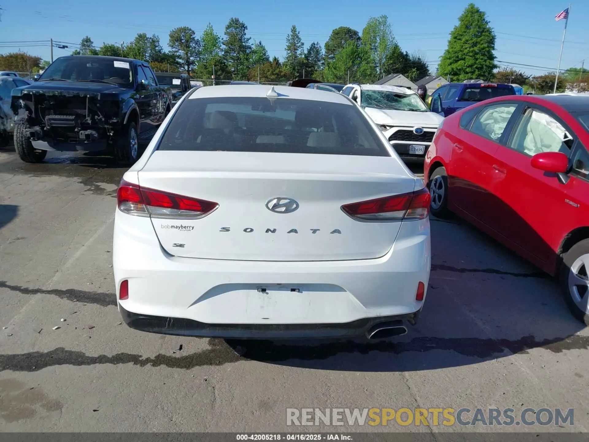 16 Photograph of a damaged car 5NPE24AF2KH761886 HYUNDAI SONATA 2019
