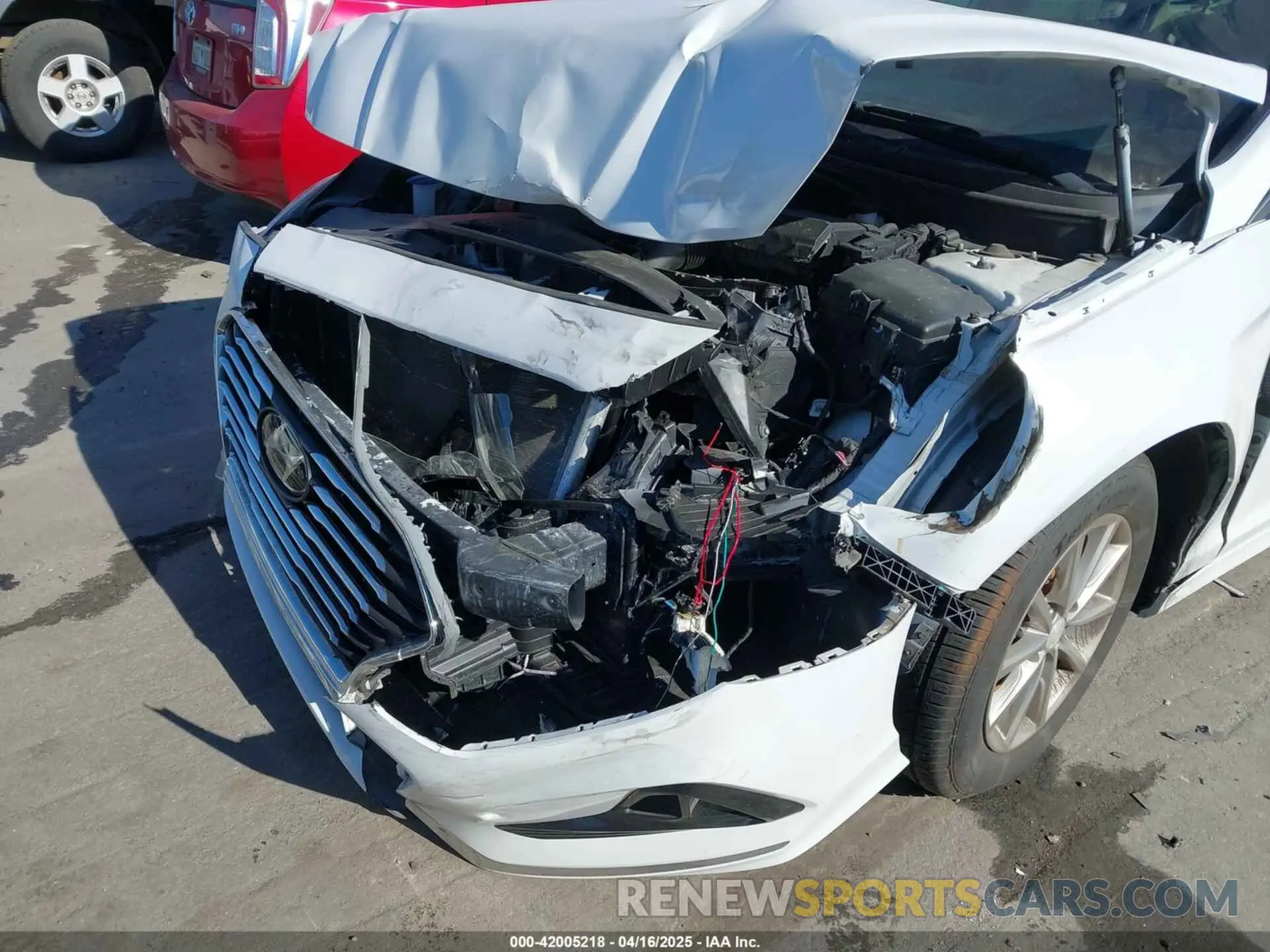 6 Photograph of a damaged car 5NPE24AF2KH761886 HYUNDAI SONATA 2019