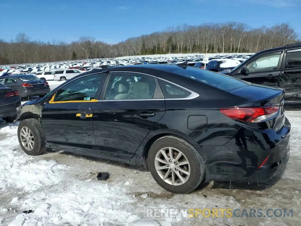 2 Photograph of a damaged car 5NPE24AF2KH796153 HYUNDAI SONATA 2019