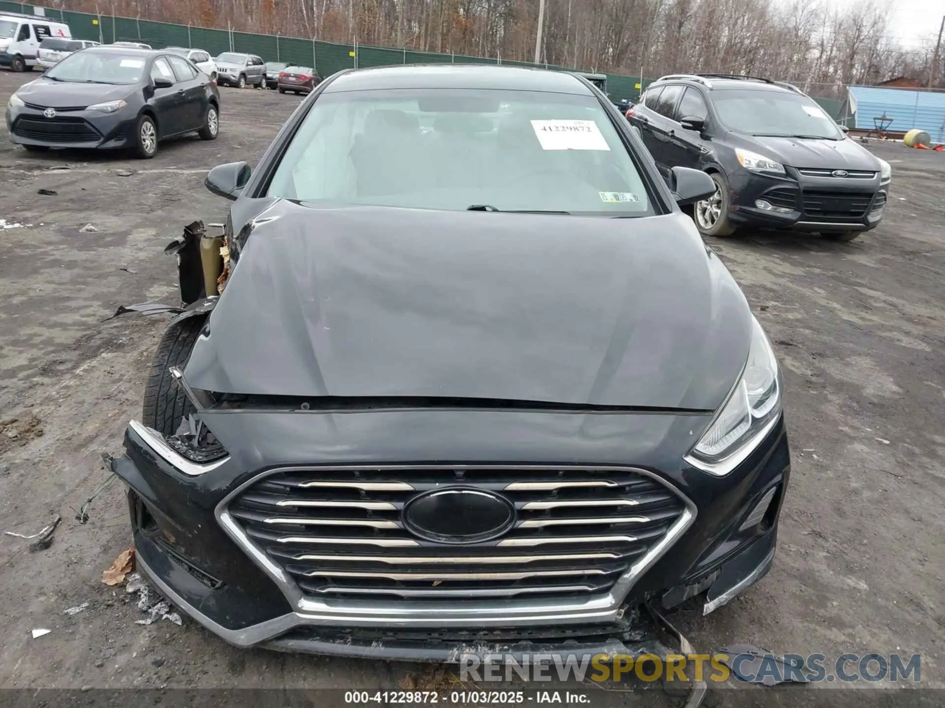 11 Фотография поврежденного автомобиля 5NPE24AF3KH735698 HYUNDAI SONATA 2019
