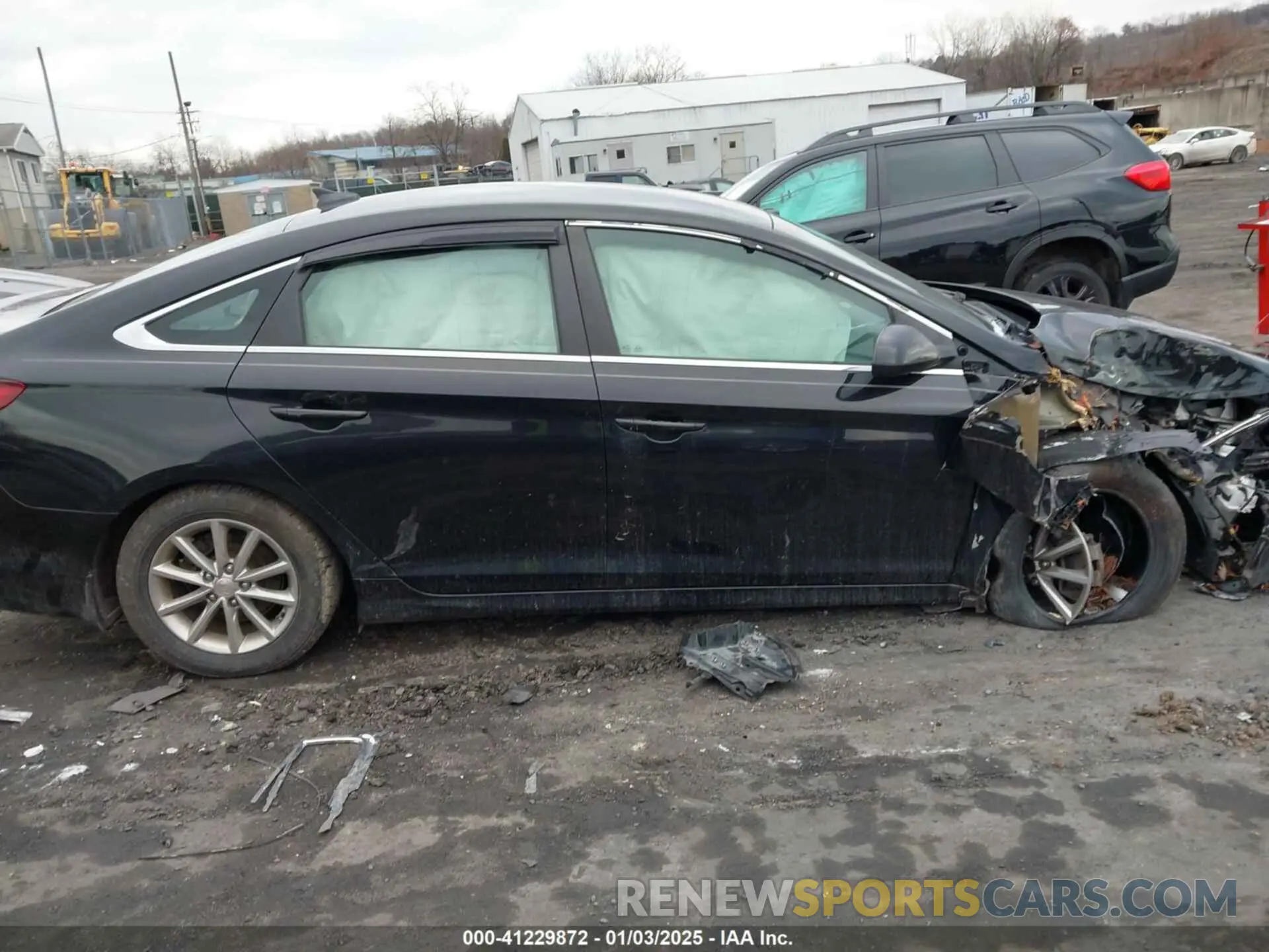 12 Фотография поврежденного автомобиля 5NPE24AF3KH735698 HYUNDAI SONATA 2019