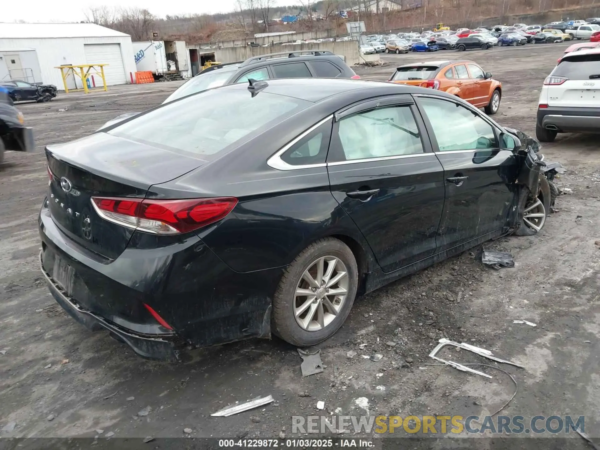 4 Фотография поврежденного автомобиля 5NPE24AF3KH735698 HYUNDAI SONATA 2019