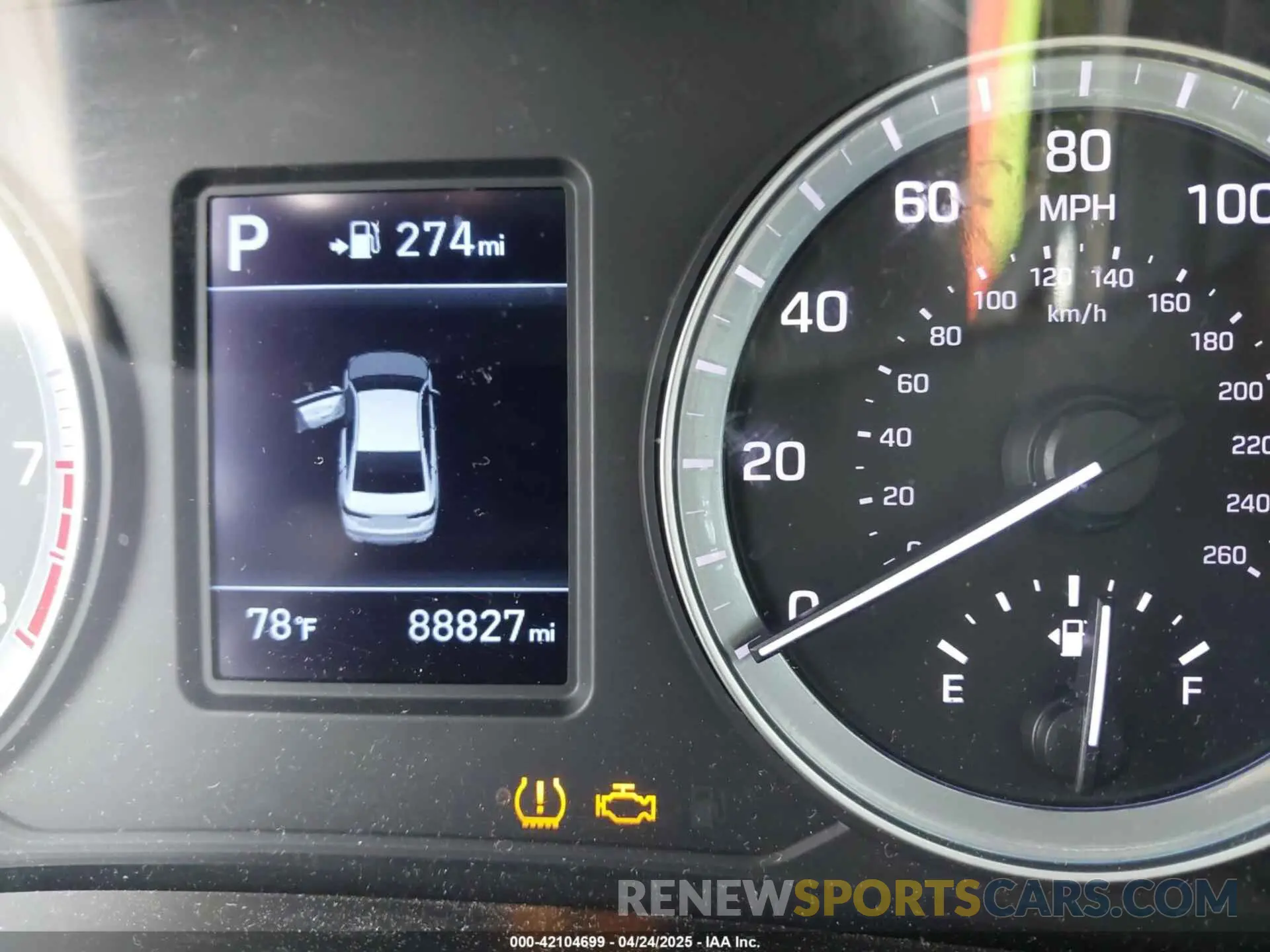 15 Photograph of a damaged car 5NPE24AF3KH740710 HYUNDAI SONATA 2019