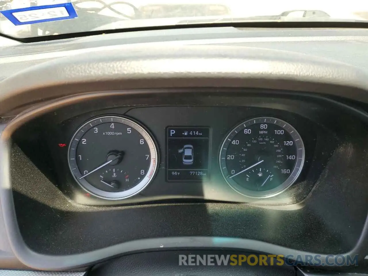 9 Photograph of a damaged car 5NPE24AF3KH741484 HYUNDAI SONATA 2019