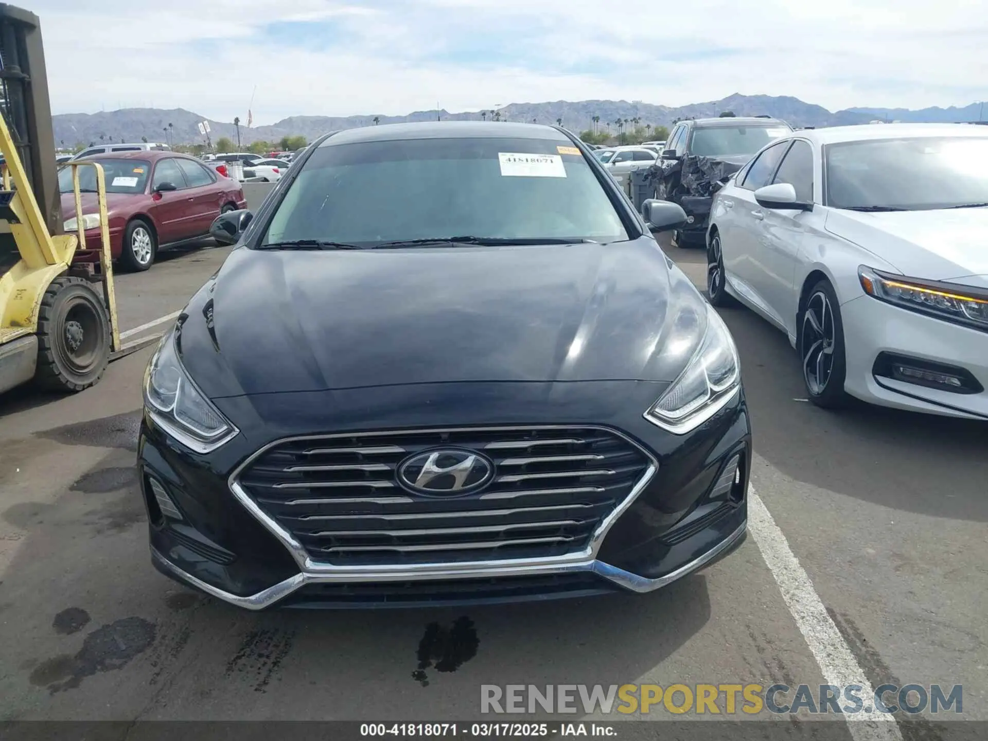 13 Photograph of a damaged car 5NPE24AF3KH765235 HYUNDAI SONATA 2019