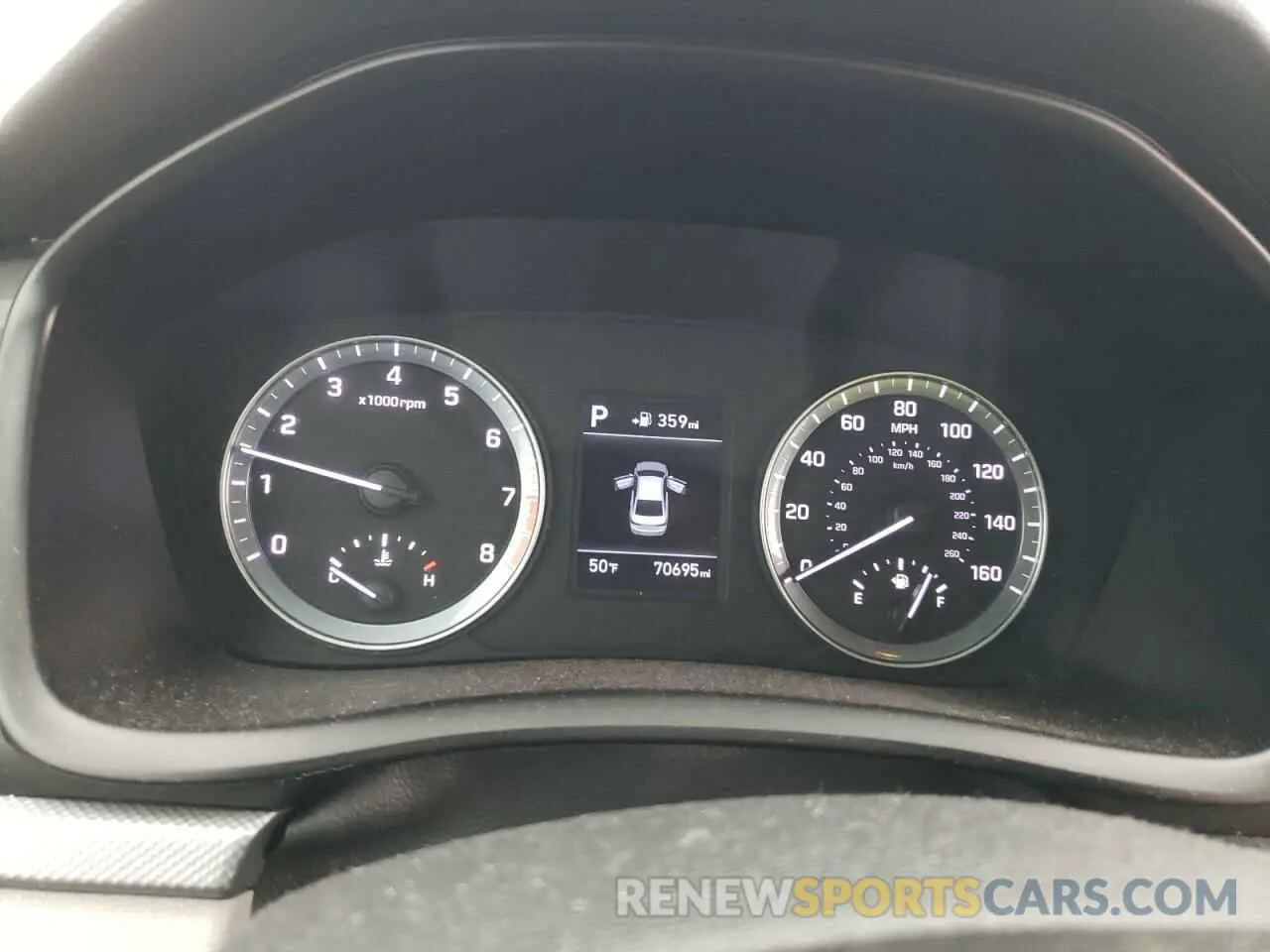 9 Photograph of a damaged car 5NPE24AF3KH782519 HYUNDAI SONATA 2019