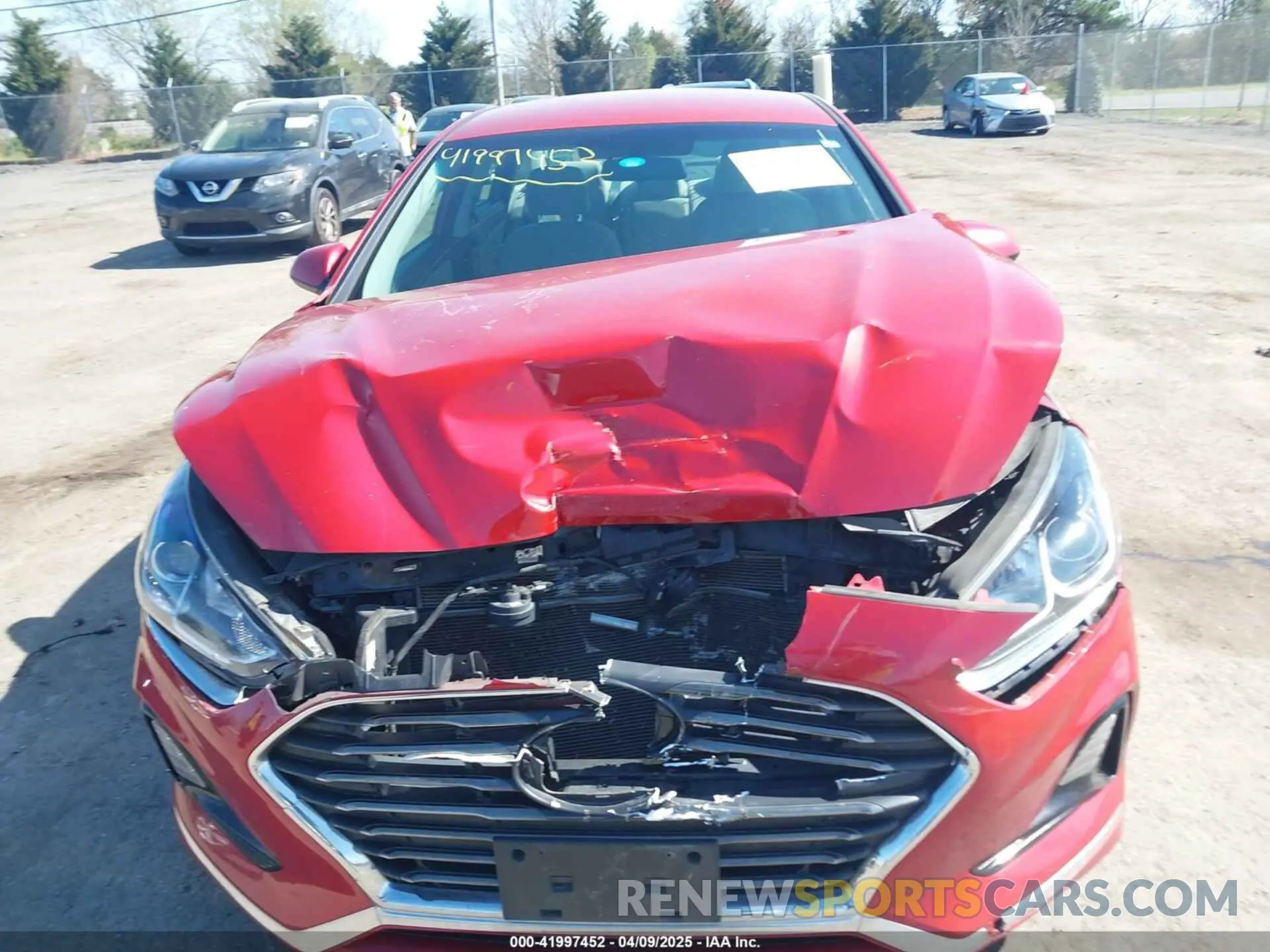 12 Photograph of a damaged car 5NPE24AF3KH790250 HYUNDAI SONATA 2019