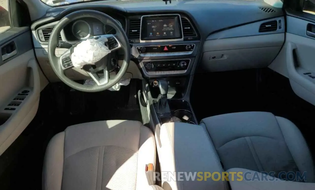 8 Photograph of a damaged car 5NPE24AF4KH797255 HYUNDAI SONATA 2019