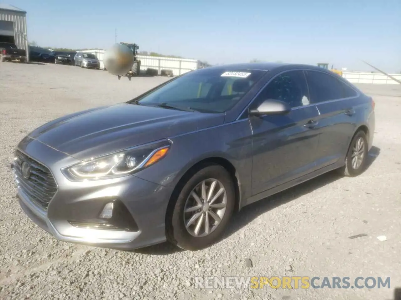 1 Photograph of a damaged car 5NPE24AF5KH785342 HYUNDAI SONATA 2019