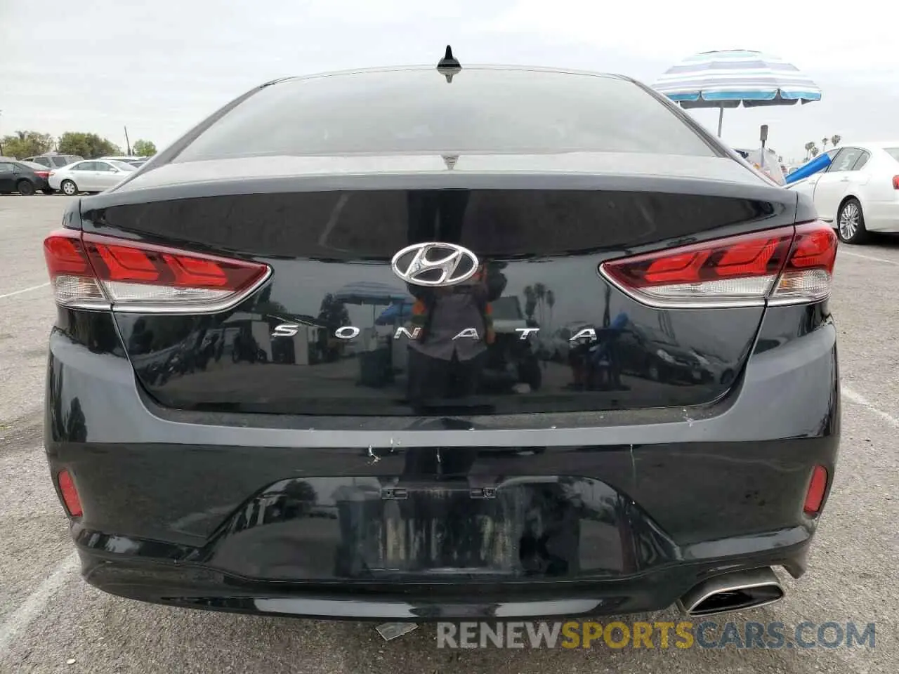 6 Photograph of a damaged car 5NPE24AF5KH806898 HYUNDAI SONATA 2019