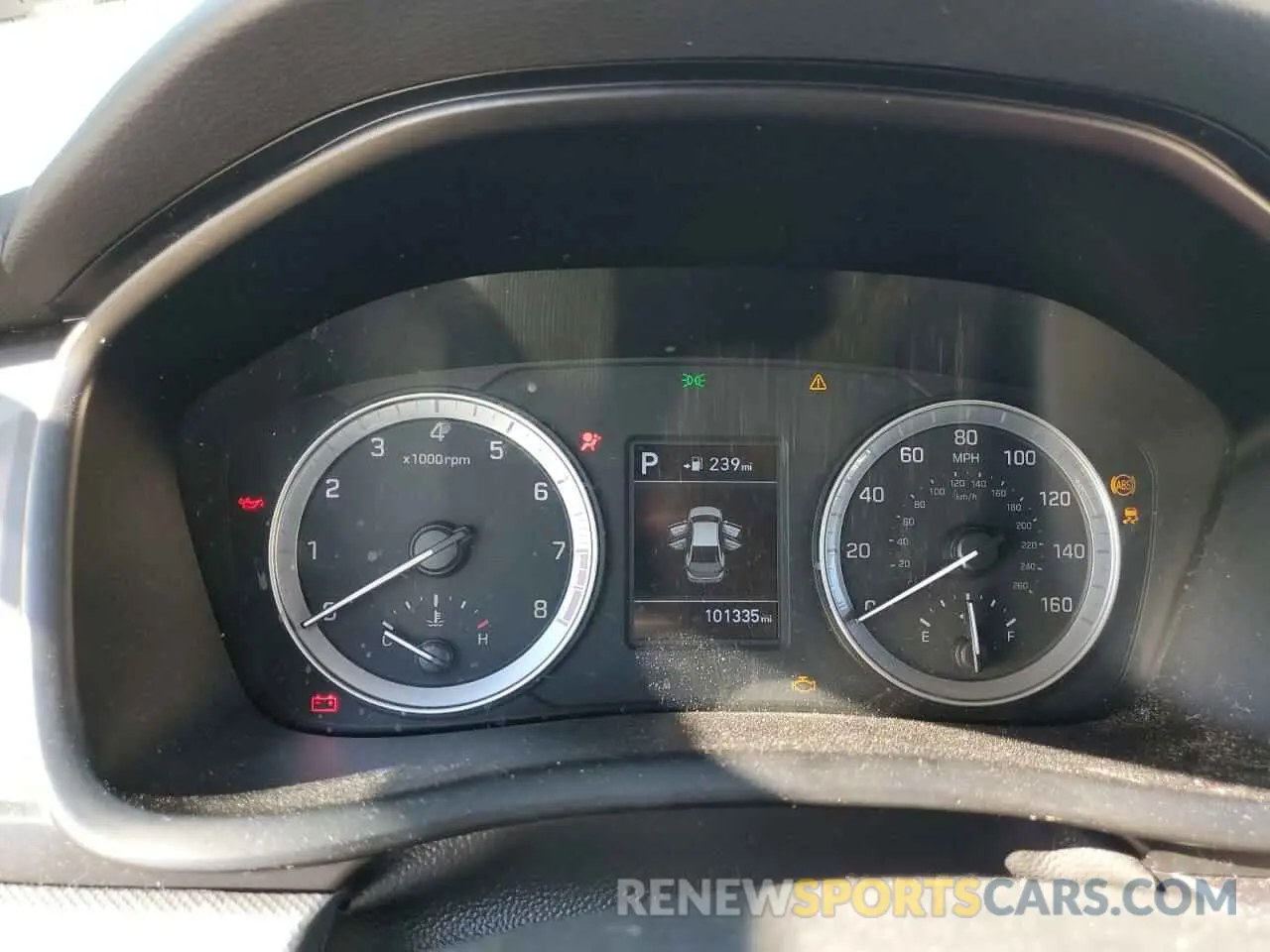 9 Photograph of a damaged car 5NPE24AF6KH748347 HYUNDAI SONATA 2019