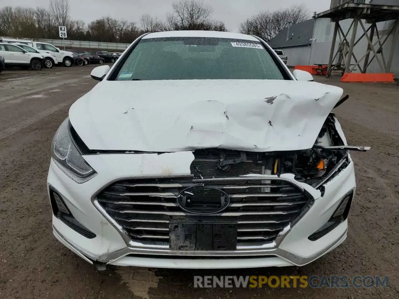 5 Фотография поврежденного автомобиля 5NPE24AF6KH756397 HYUNDAI SONATA 2019