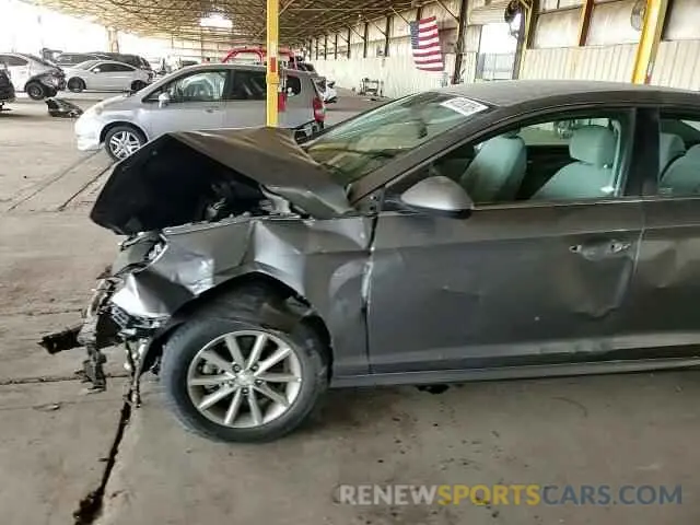 13 Photograph of a damaged car 5NPE24AF7KH777534 HYUNDAI SONATA 2019