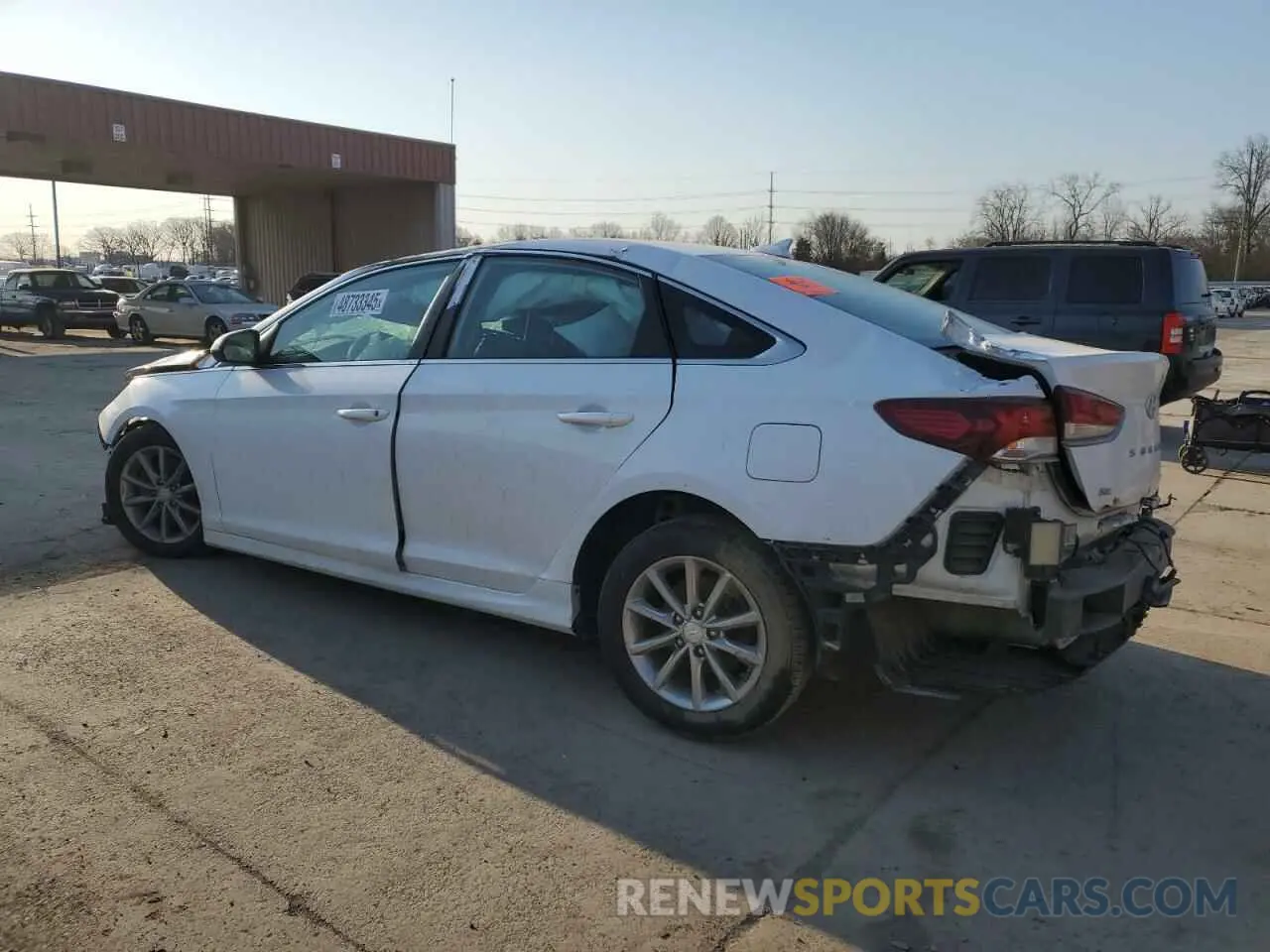 2 Photograph of a damaged car 5NPE24AF7KH801332 HYUNDAI SONATA 2019
