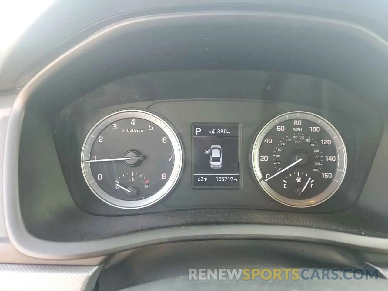 9 Photograph of a damaged car 5NPE24AF7KH812962 HYUNDAI SONATA 2019