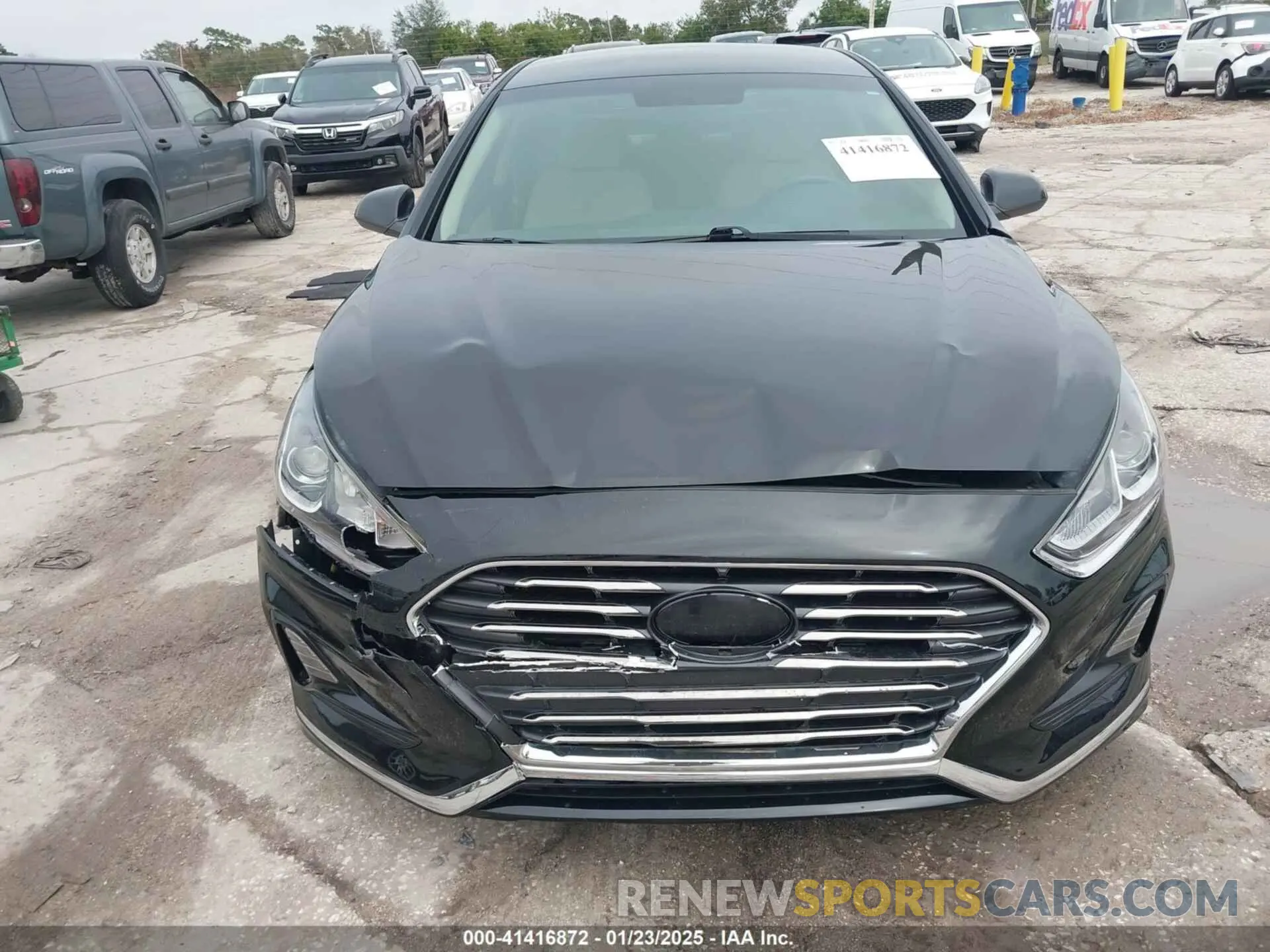 12 Фотография поврежденного автомобиля 5NPE24AF8KH735907 HYUNDAI SONATA 2019