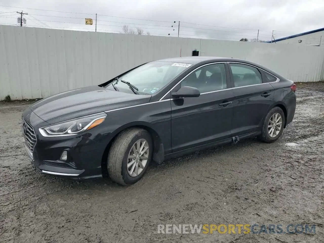 1 Photograph of a damaged car 5NPE24AF8KH806006 HYUNDAI SONATA 2019