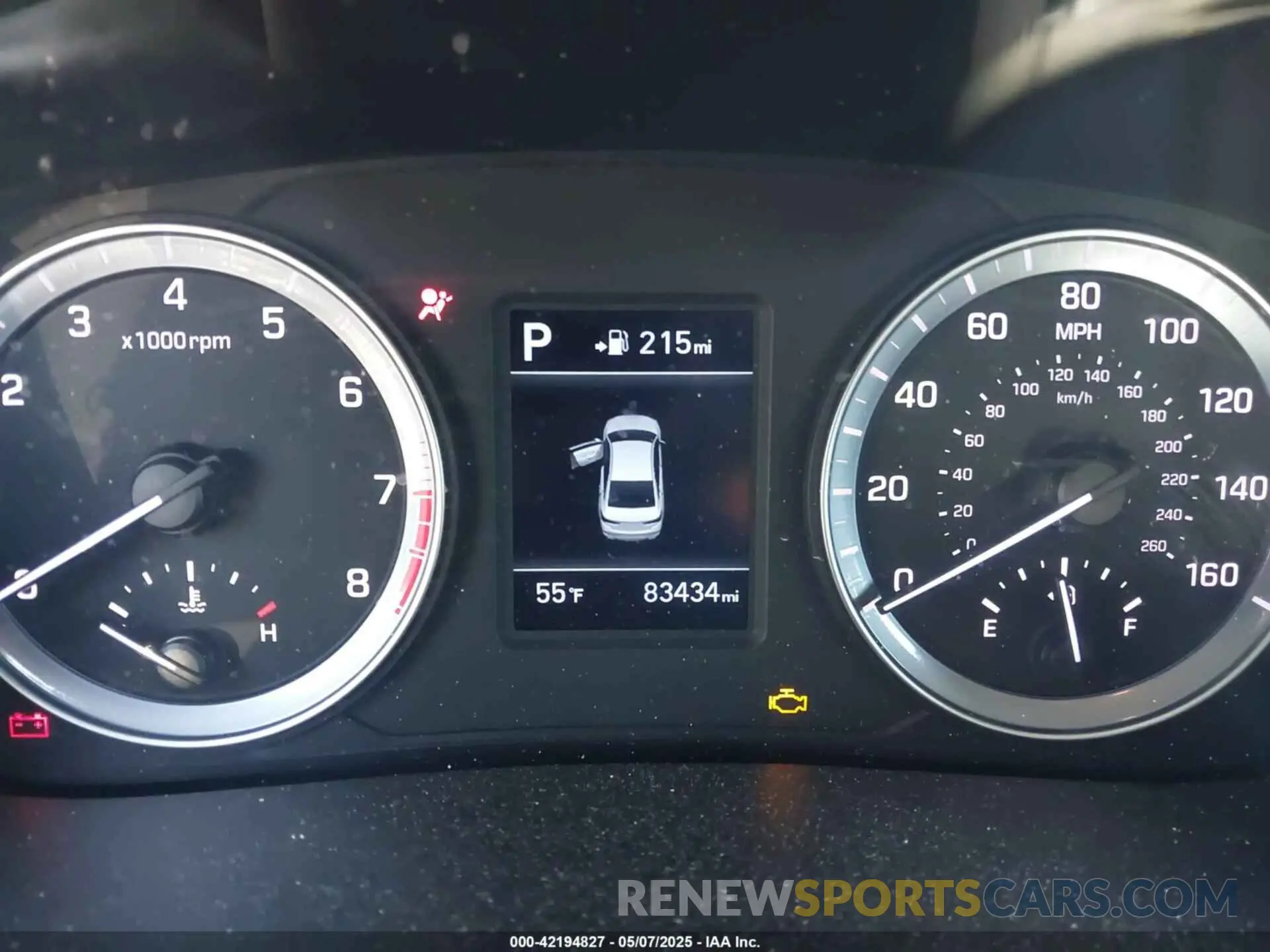 7 Фотография поврежденного автомобиля 5NPE24AF8KH810752 HYUNDAI SONATA 2019