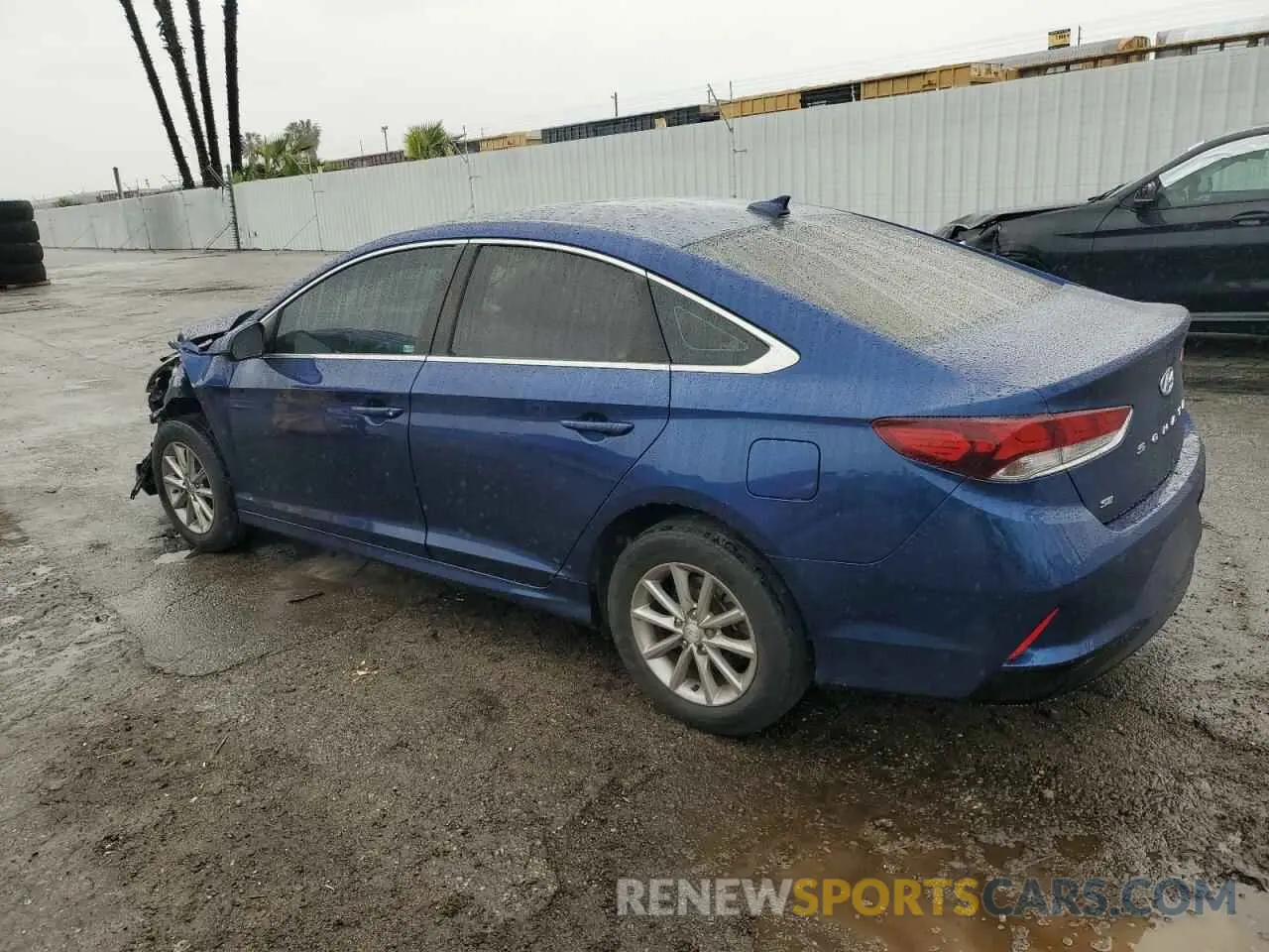 2 Photograph of a damaged car 5NPE24AF8KH820942 HYUNDAI SONATA 2019