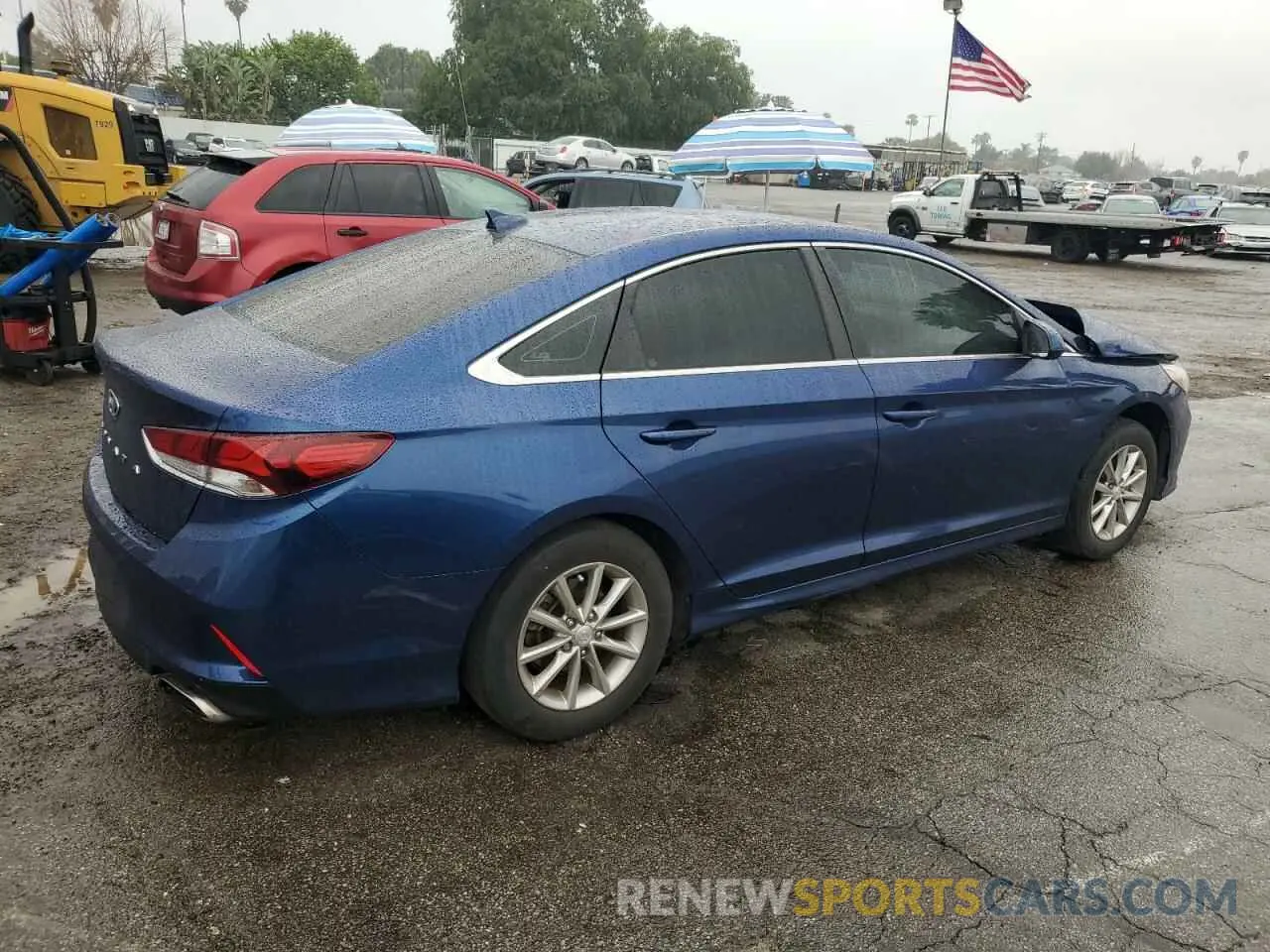 3 Photograph of a damaged car 5NPE24AF8KH820942 HYUNDAI SONATA 2019