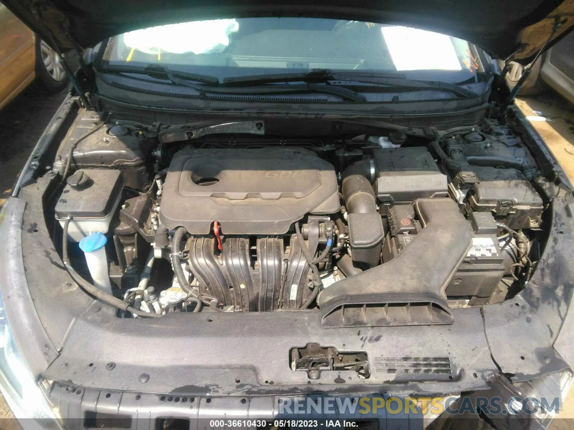 10 Photograph of a damaged car 5NPE24AF9KH731834 HYUNDAI SONATA 2019