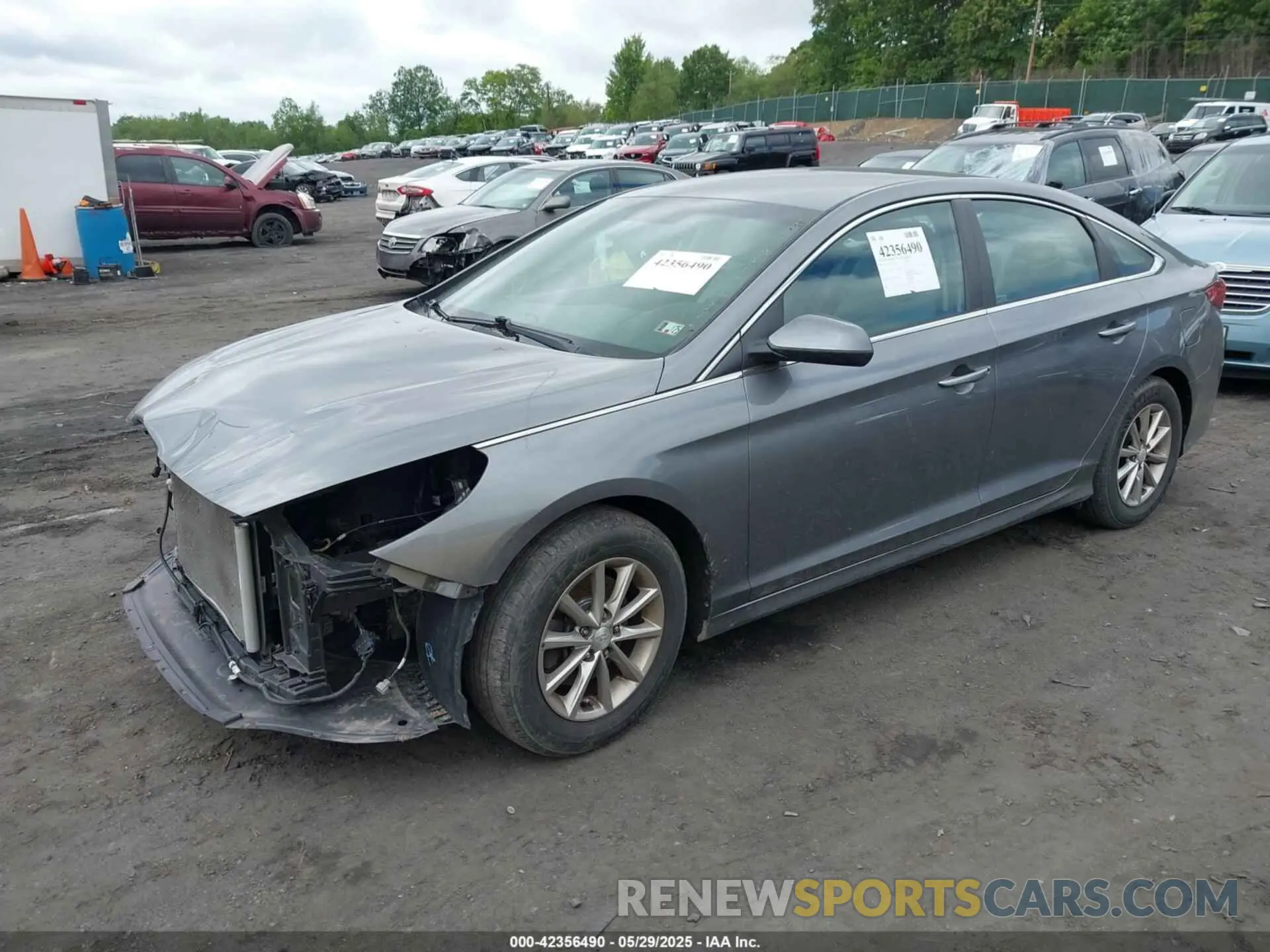 2 Фотография поврежденного автомобиля 5NPE24AF9KH766504 HYUNDAI SONATA 2019