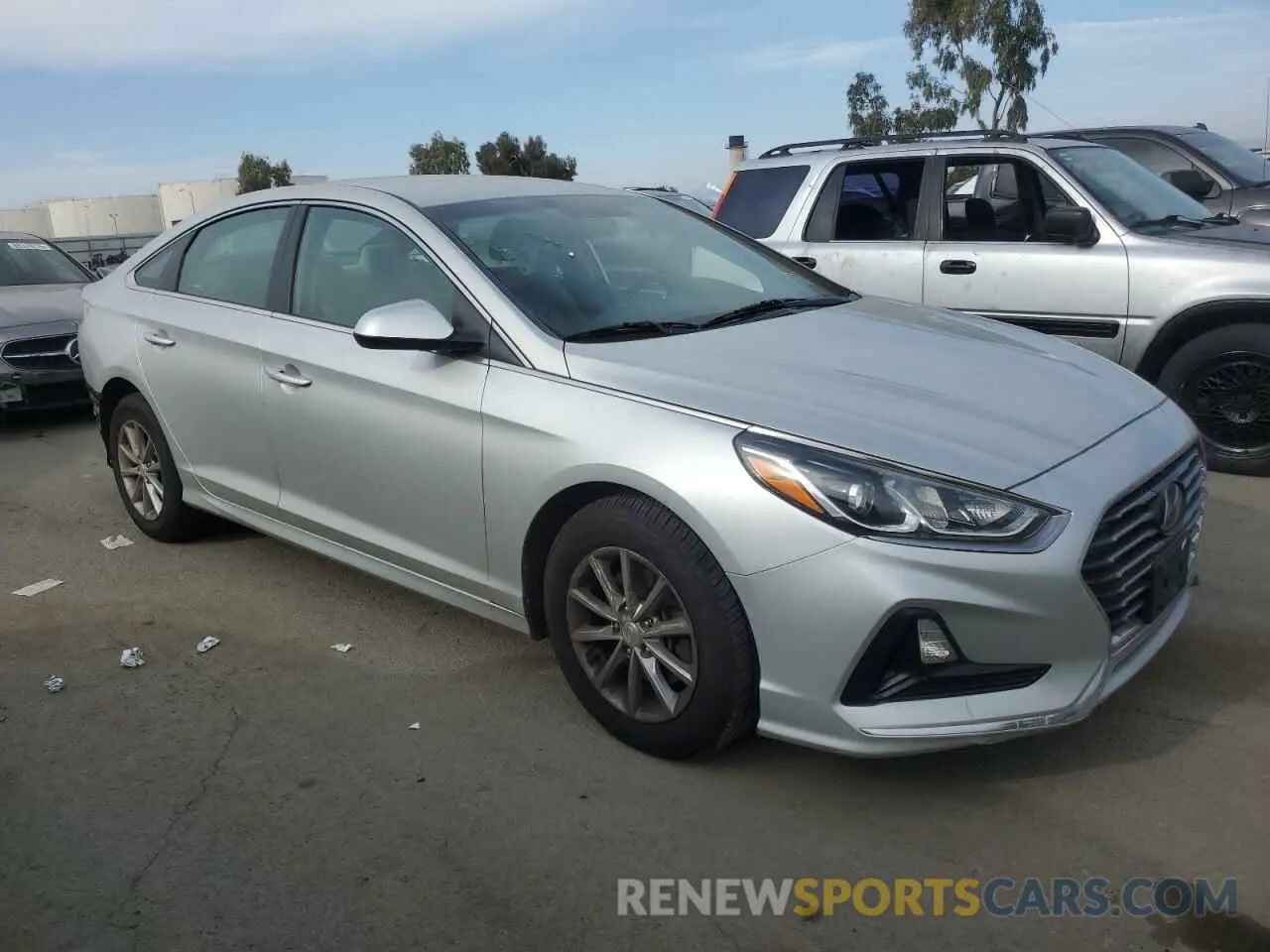 4 Photograph of a damaged car 5NPE24AF9KH767703 HYUNDAI SONATA 2019