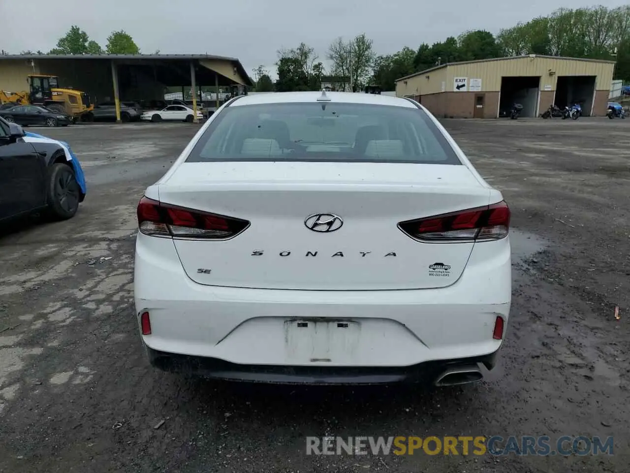 6 Photograph of a damaged car 5NPE24AF9KH805088 HYUNDAI SONATA 2019