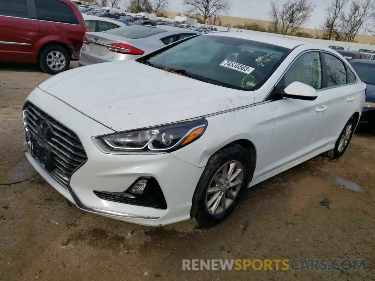 1 Фотография поврежденного автомобиля 5NPE24AFXKH735603 HYUNDAI SONATA 2019