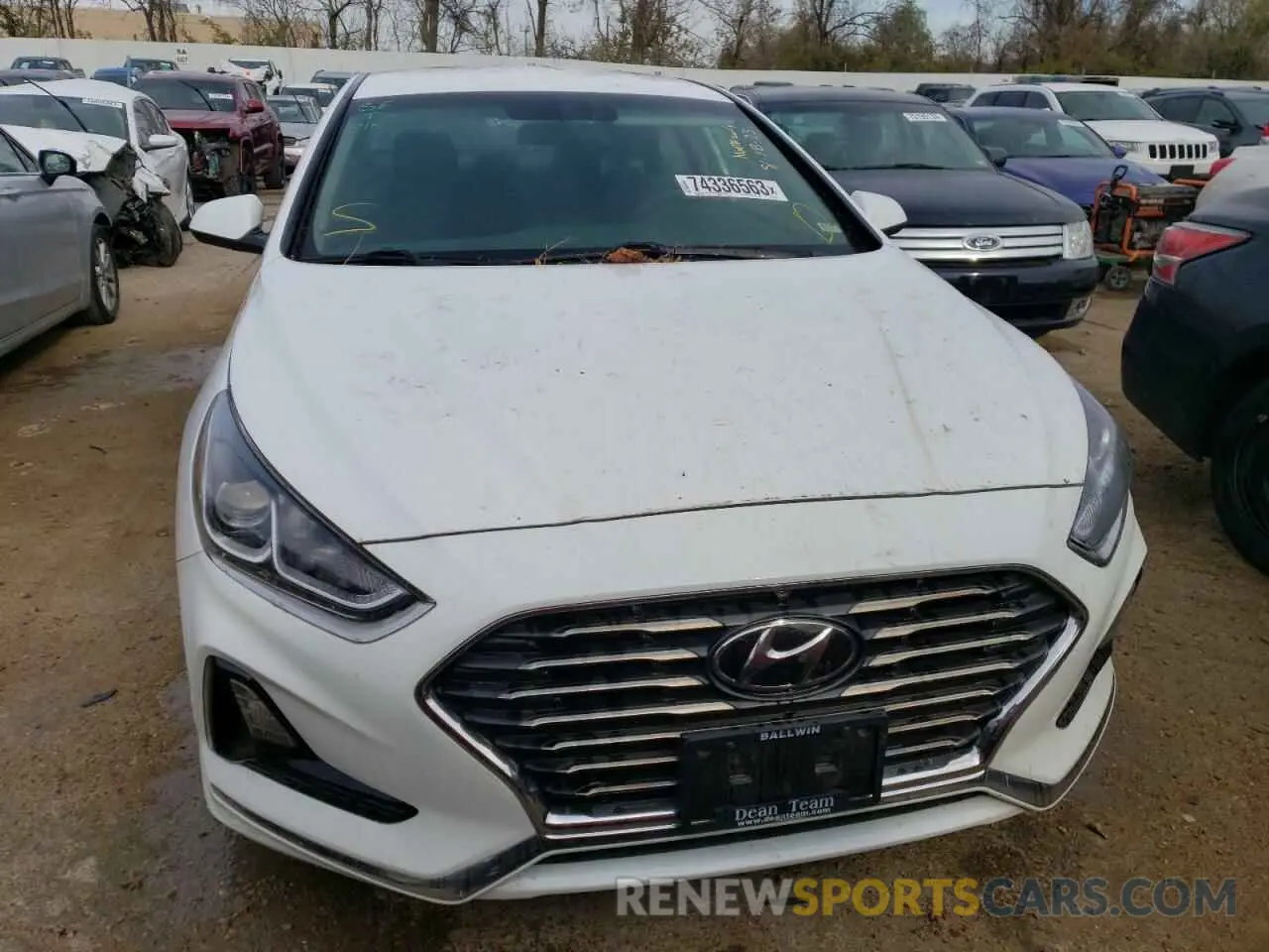 5 Фотография поврежденного автомобиля 5NPE24AFXKH735603 HYUNDAI SONATA 2019