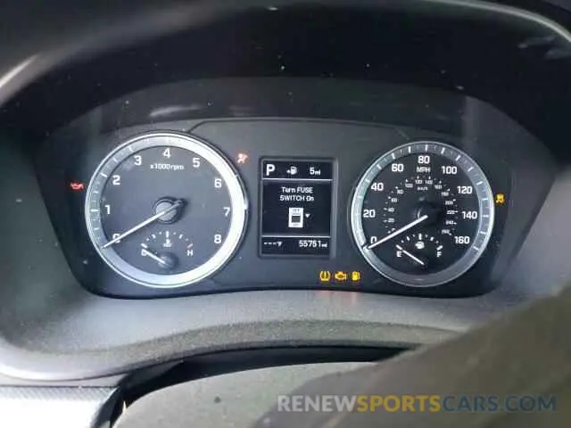 9 Photograph of a damaged car 5NPE24AFXKH747850 HYUNDAI SONATA 2019