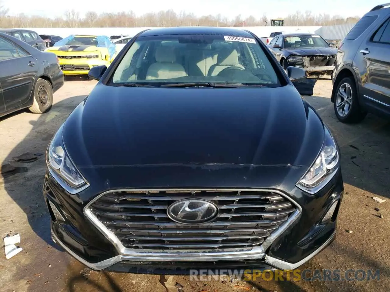 5 Photograph of a damaged car 5NPE24AFXKH779259 HYUNDAI SONATA 2019