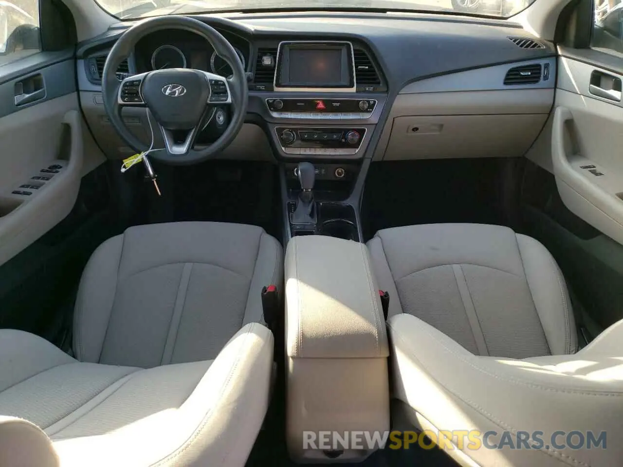 8 Photograph of a damaged car 5NPE24AFXKH779259 HYUNDAI SONATA 2019