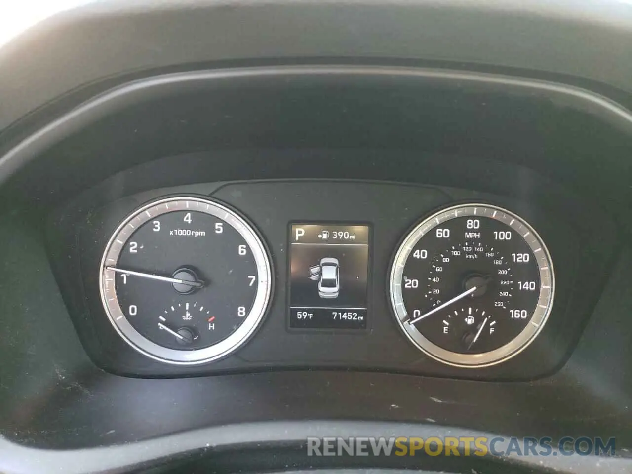 9 Photograph of a damaged car 5NPE24AFXKH779259 HYUNDAI SONATA 2019