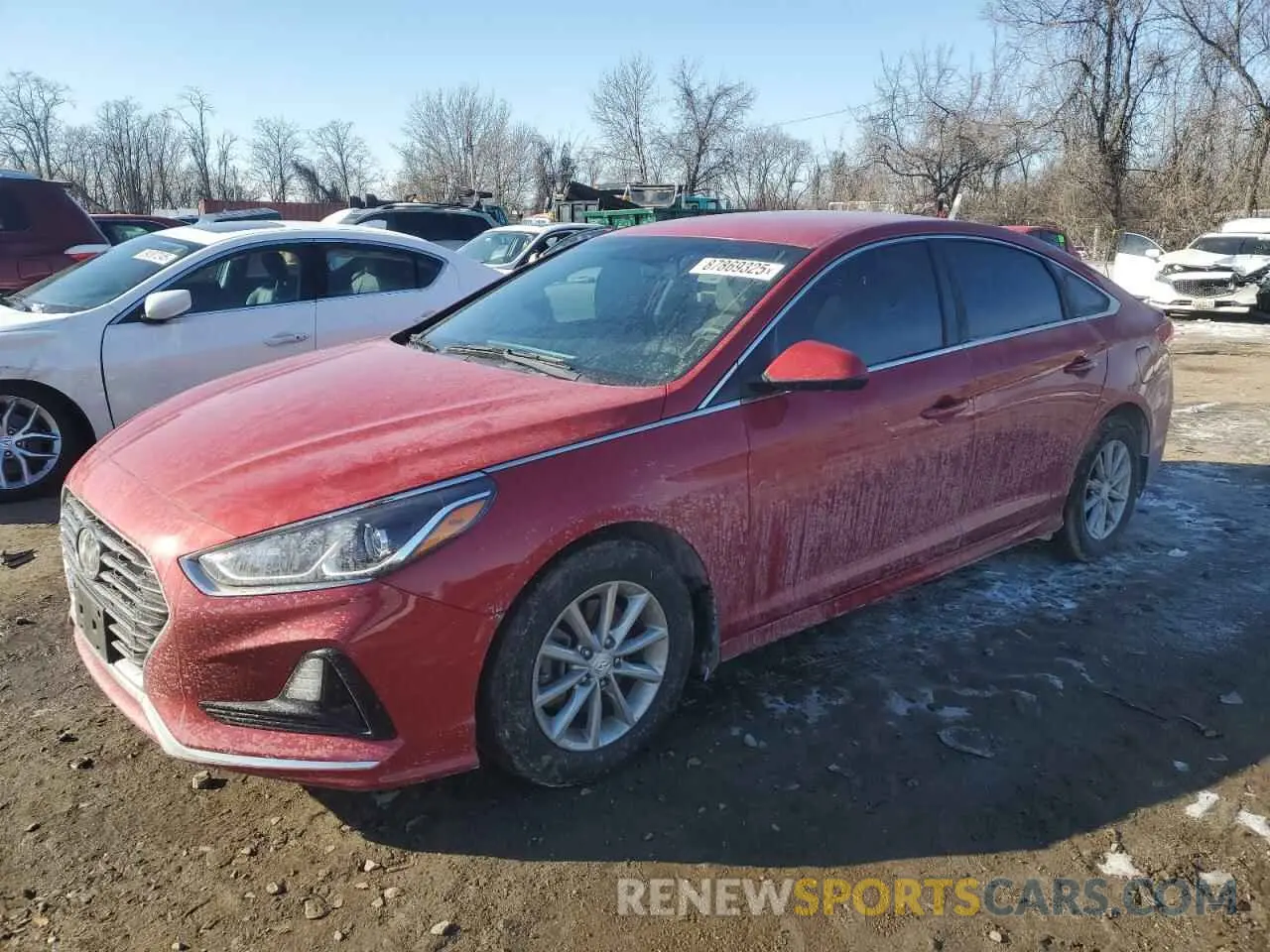 1 Photograph of a damaged car 5NPE24AFXKH798412 HYUNDAI SONATA 2019