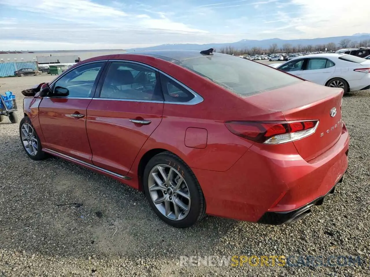 2 Photograph of a damaged car 5NPE34AB7KH766270 HYUNDAI SONATA 2019