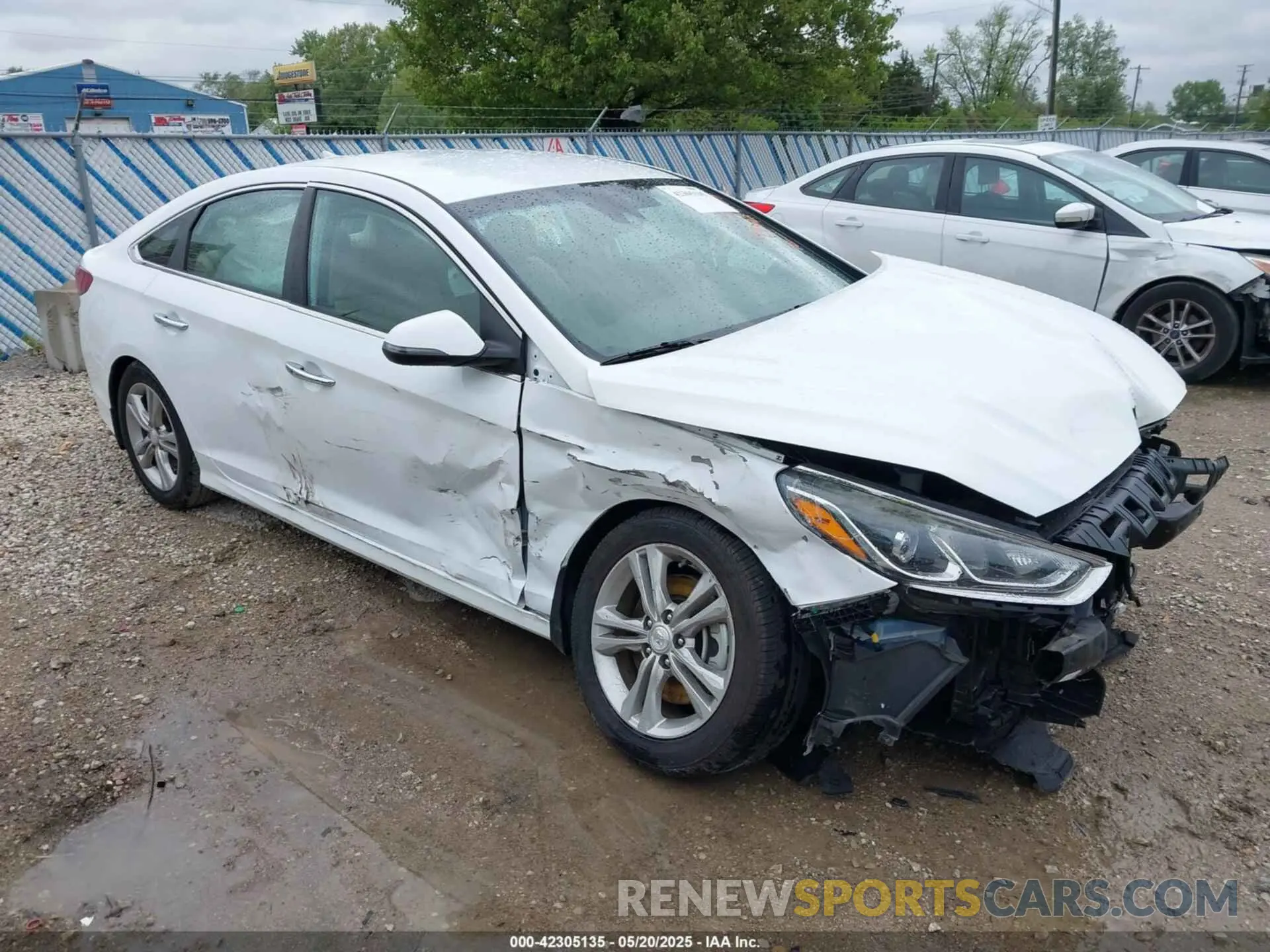 1 Photograph of a damaged car 5NPE34AF0KH734540 HYUNDAI SONATA 2019