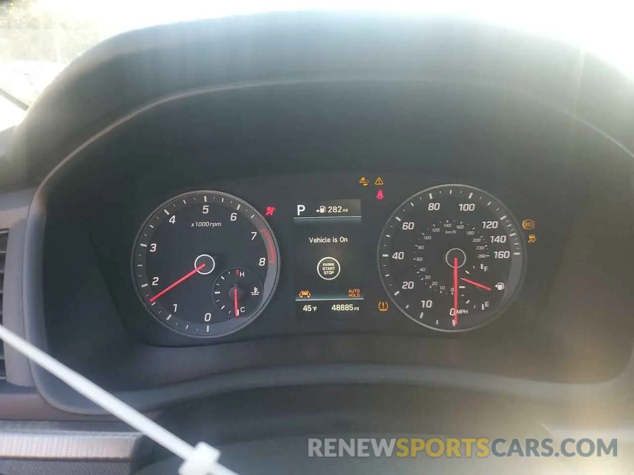 9 Фотография поврежденного автомобиля 5NPE34AF0KH804800 HYUNDAI SONATA 2019